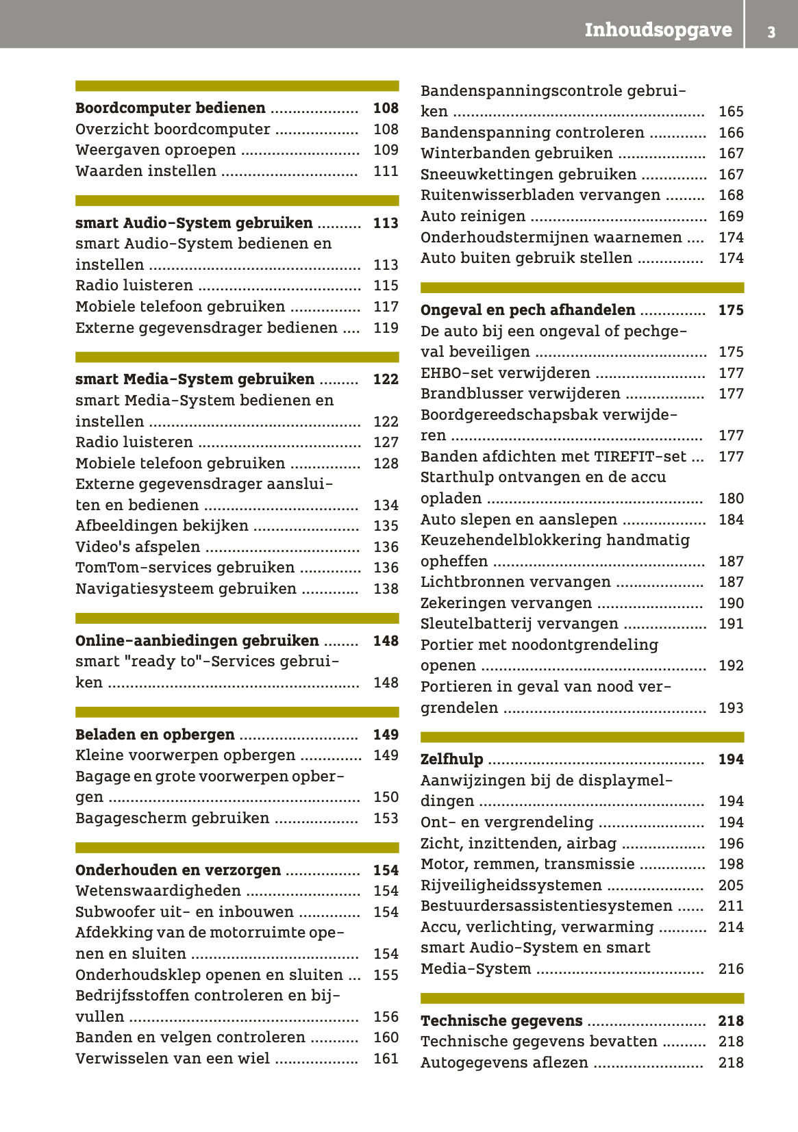 2018-2019 Smart ForTwo Gebruikershandleiding | Nederlands