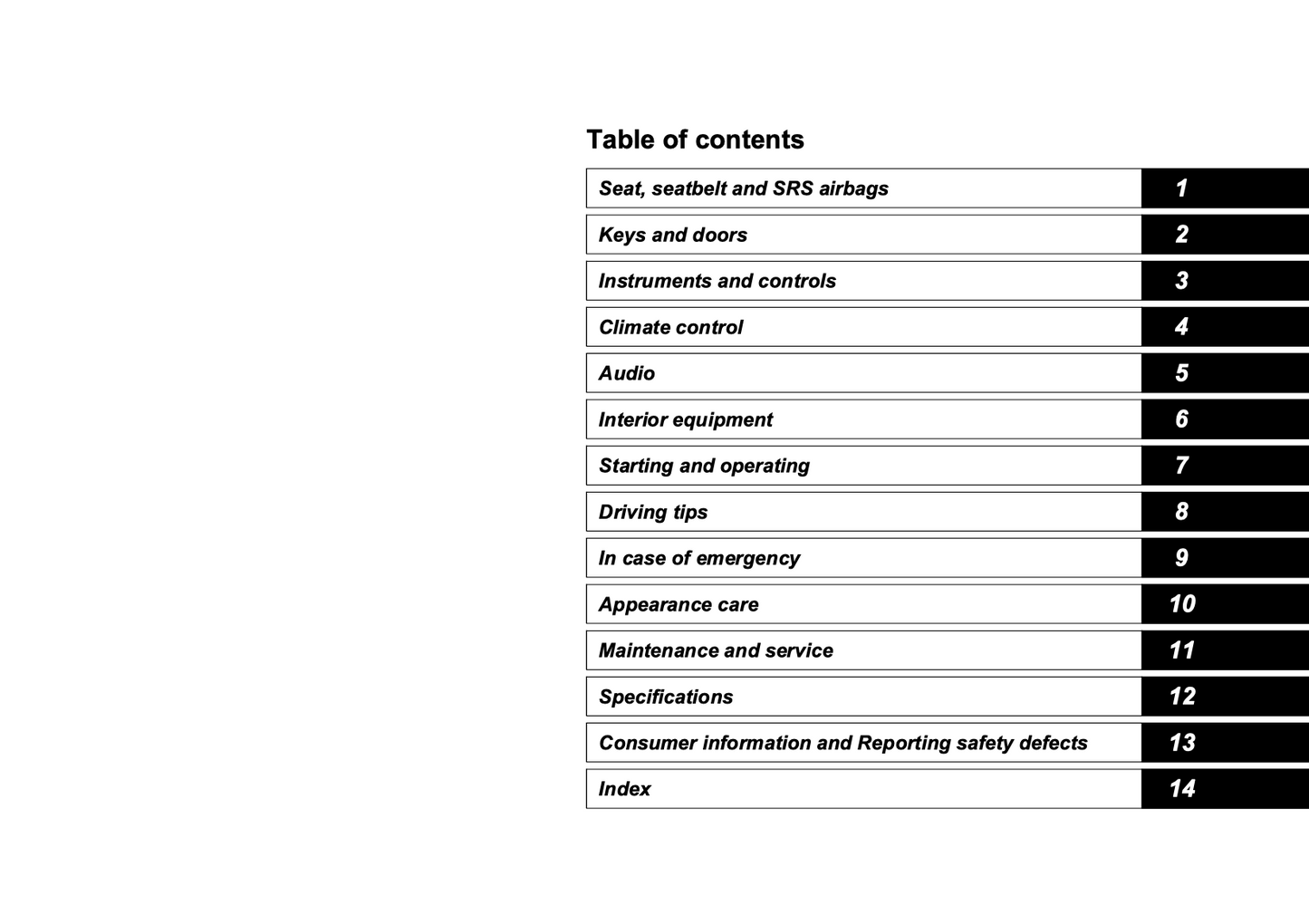 2005 Subaru Baja Owner's Manual | English