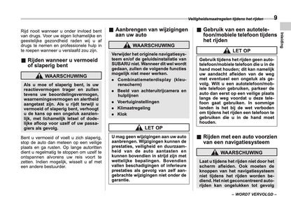 2024 Subaru Crosstrek e-BOXER Gebruikershandleiding | Nederlands