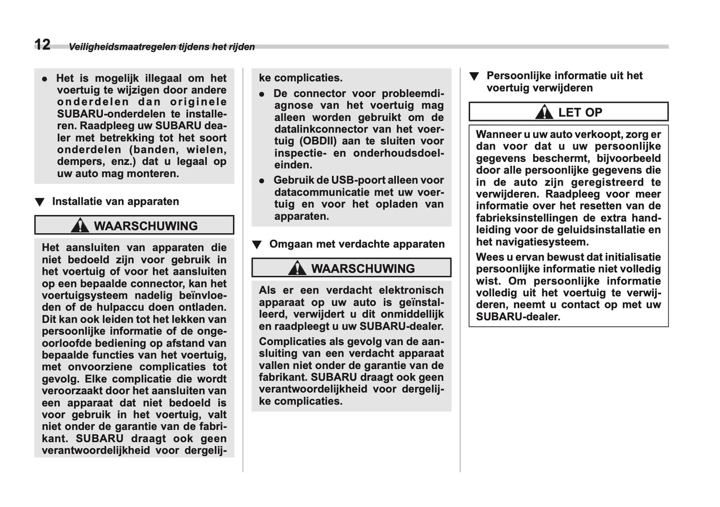 2024 Subaru Crosstrek e-BOXER Gebruikershandleiding | Nederlands
