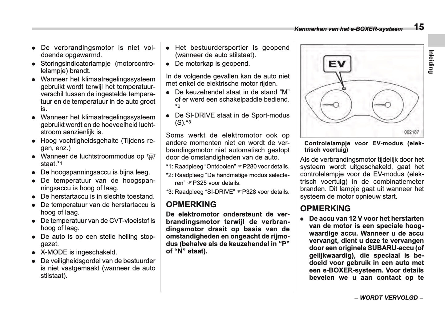2024 Subaru Crosstrek e-BOXER Gebruikershandleiding | Nederlands