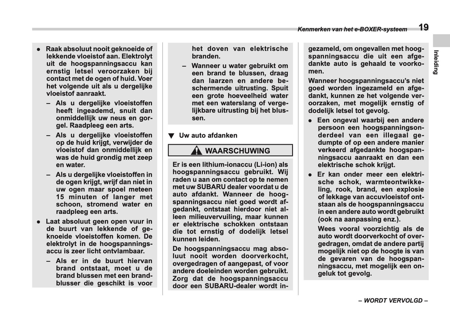 2024 Subaru Crosstrek e-BOXER Gebruikershandleiding | Nederlands