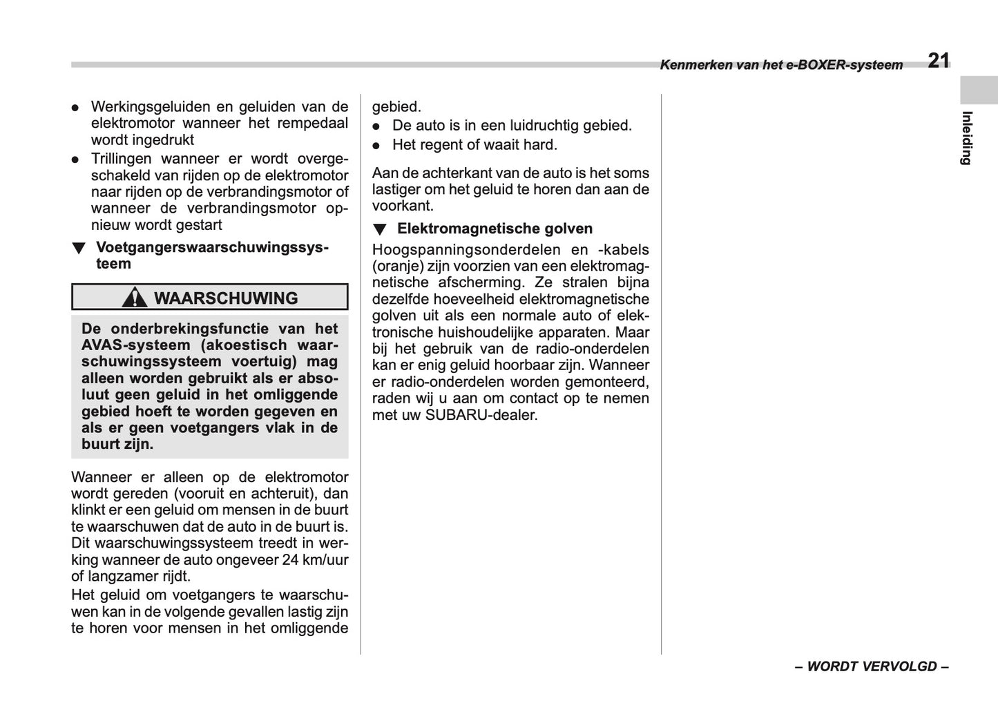 2024 Subaru Crosstrek e-BOXER Gebruikershandleiding | Nederlands
