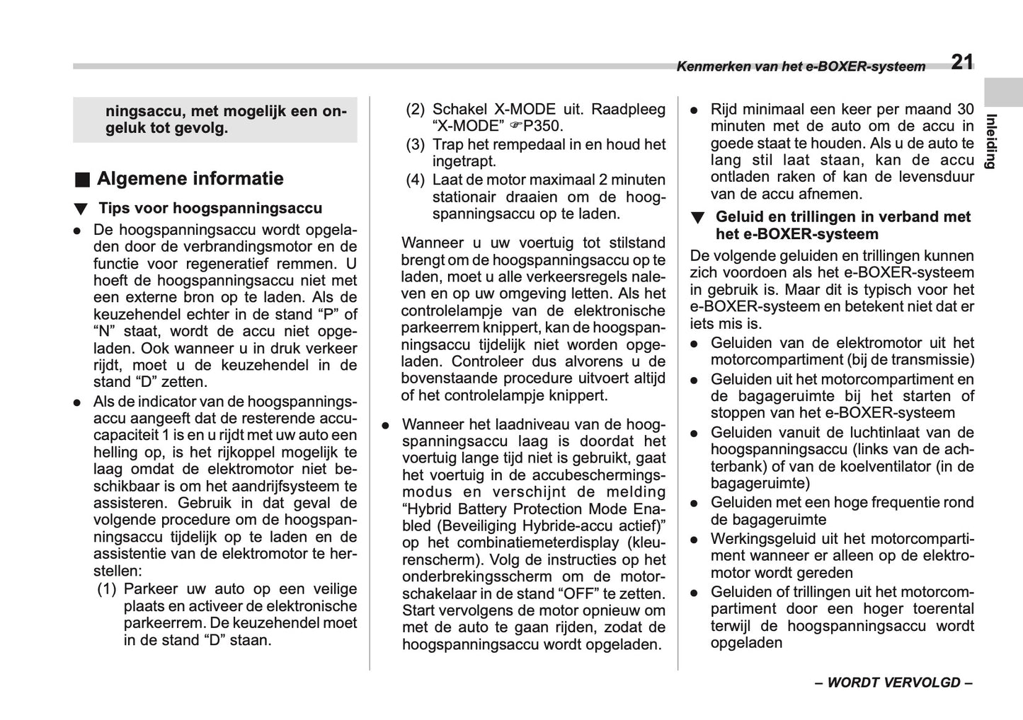 2025 Subaru Forester Gebruikershandleiding | Nederlands