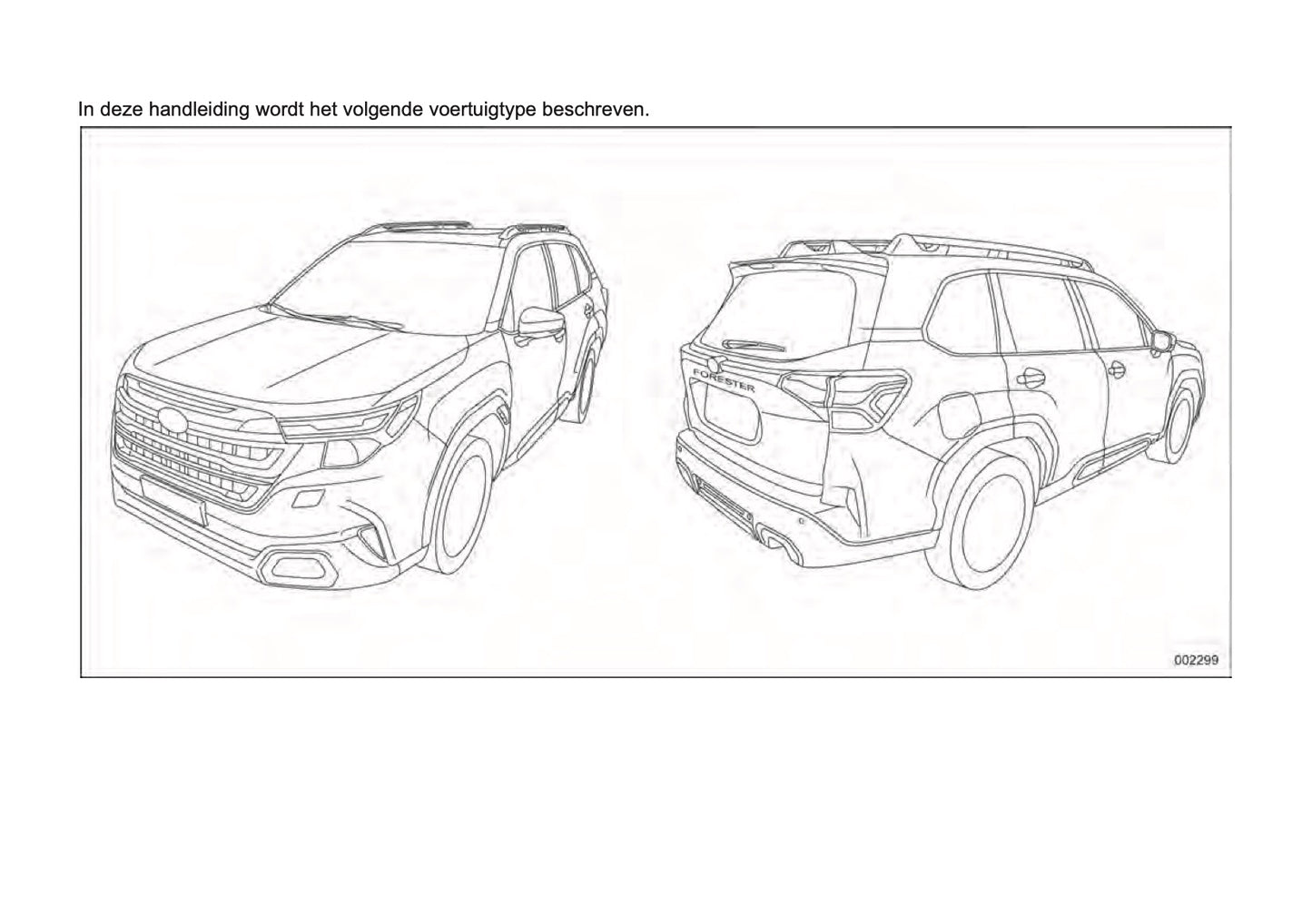 2025 Subaru Forester Gebruikershandleiding | Nederlands