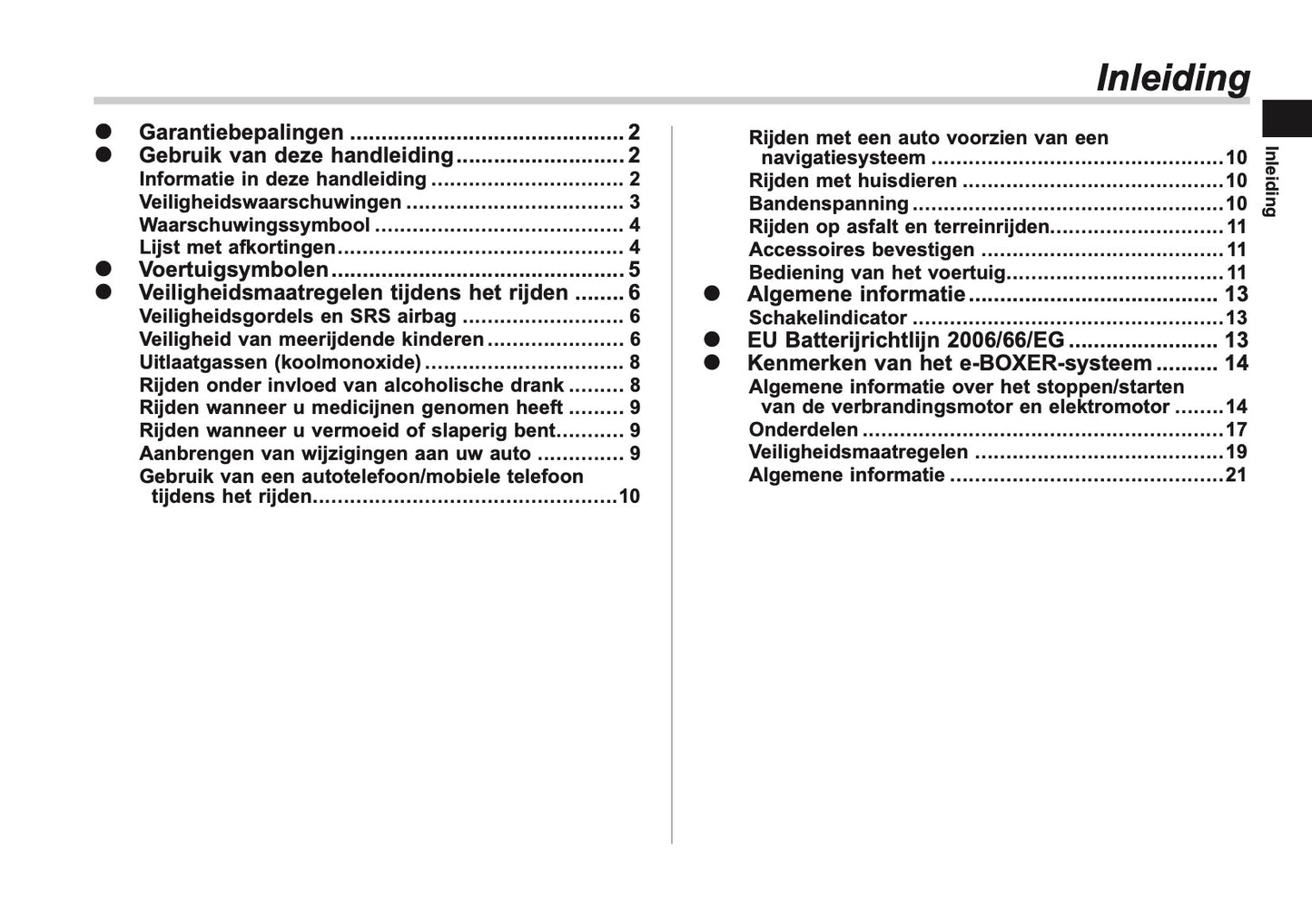 2025 Subaru Forester Gebruikershandleiding | Nederlands