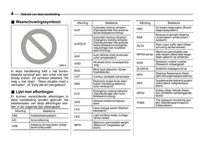 2022 Subaru Outback Gebruikershandleiding | Nederlands