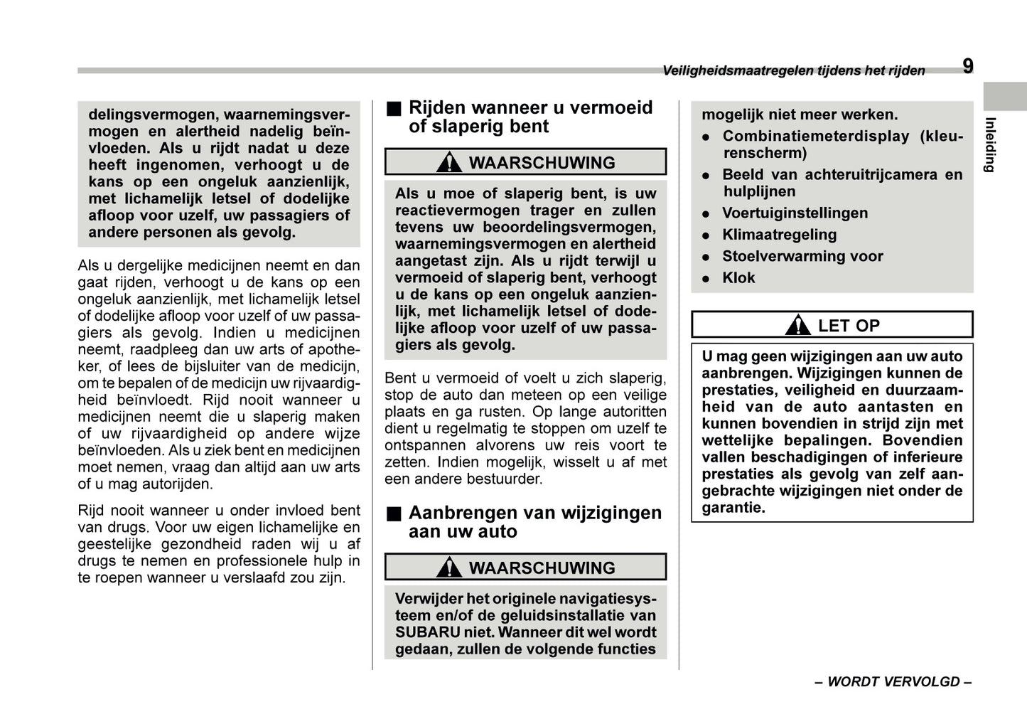 2022 Subaru Outback Gebruikershandleiding | Nederlands