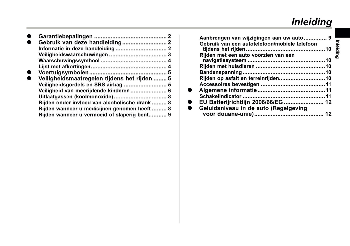 2022 Subaru Outback Gebruikershandleiding | Nederlands