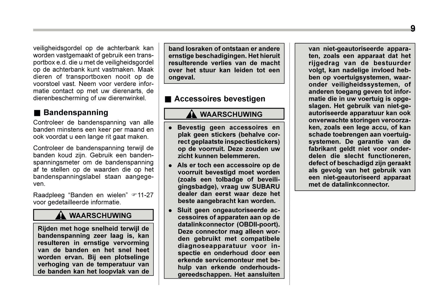 2024 Subaru XV e-BOXER Gebruikershandleiding | Nederlands