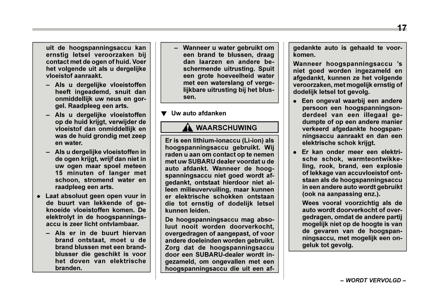 2024 Subaru XV e-BOXER Gebruikershandleiding | Nederlands