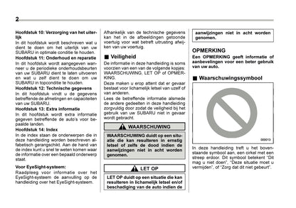2024 Subaru XV e-BOXER Gebruikershandleiding | Nederlands