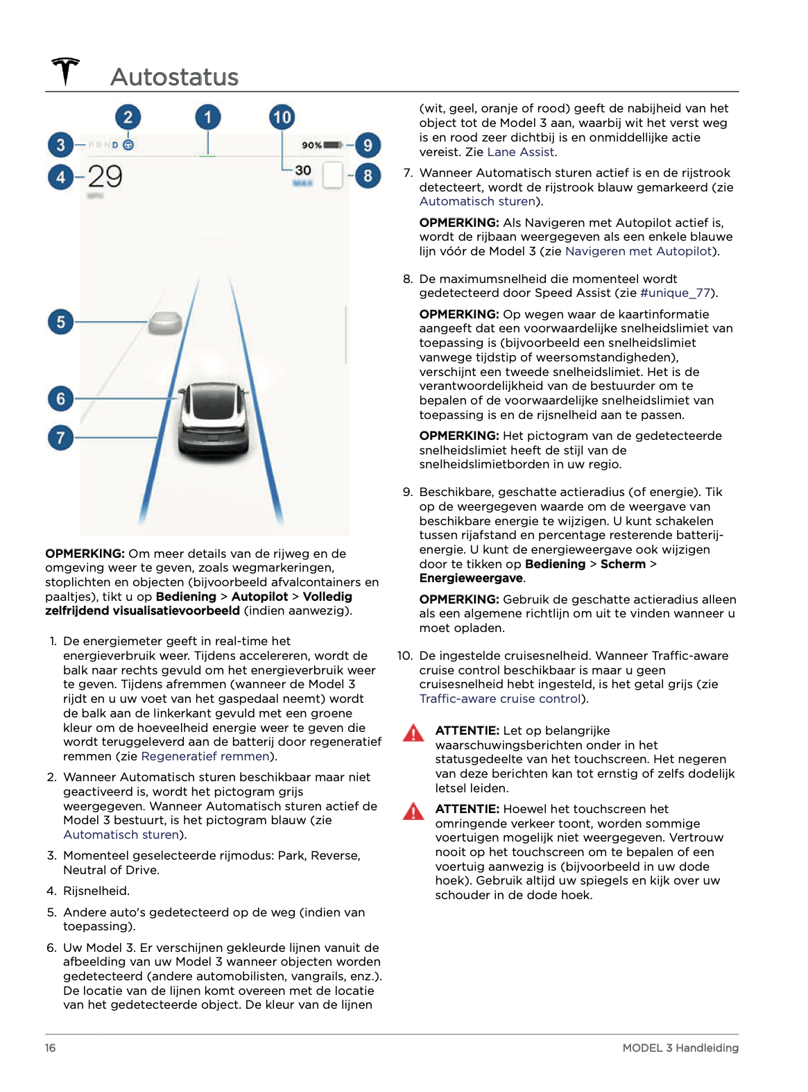 2023-2024 Tesla Model 3 Gebruikershandleiding | Nederlands