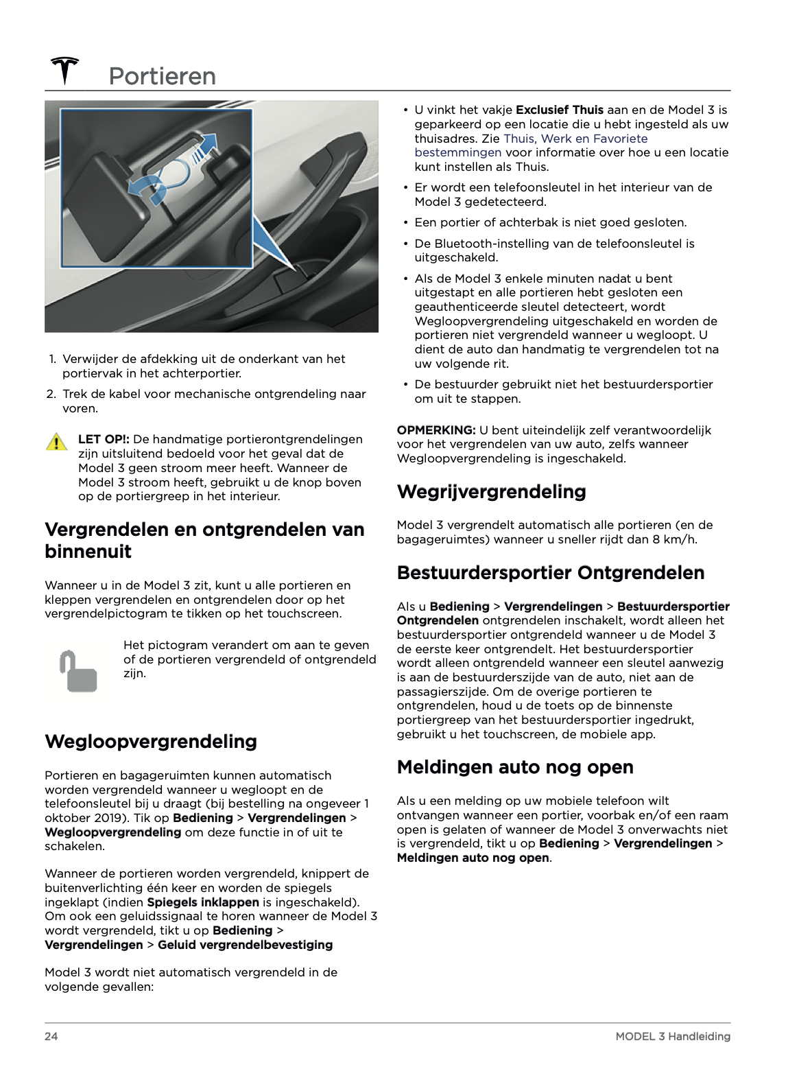 2023-2024 Tesla Model 3 Gebruikershandleiding | Nederlands