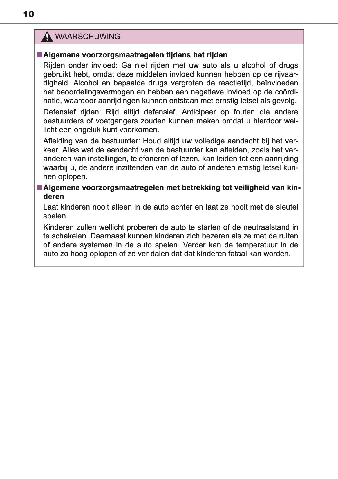 2016-2017 Toyota Auris Hybrid Touring Sports Owner's Manual | Dutch