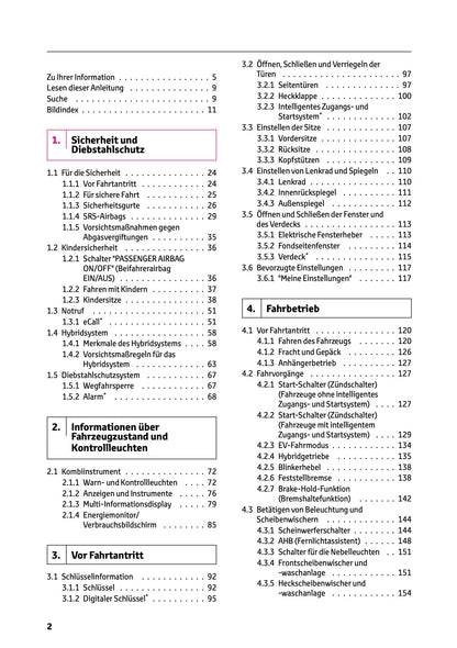 2025-2026 Toyota Aygo X Owner's Manual | German