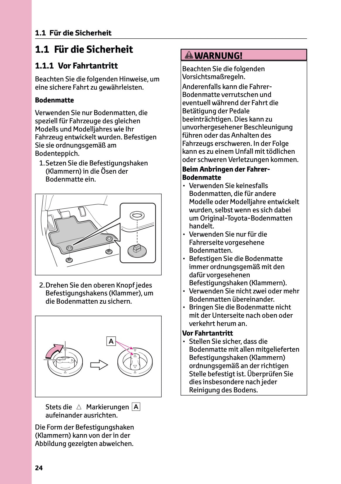 2025-2026 Toyota Aygo X Owner's Manual | German