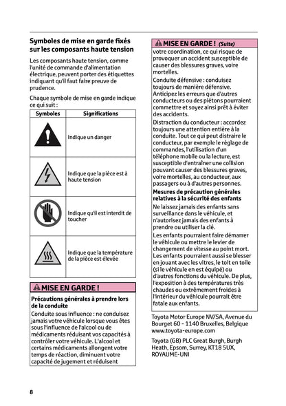 2025-2026 Toyota Aygo X Manuel du propriétaire | Français