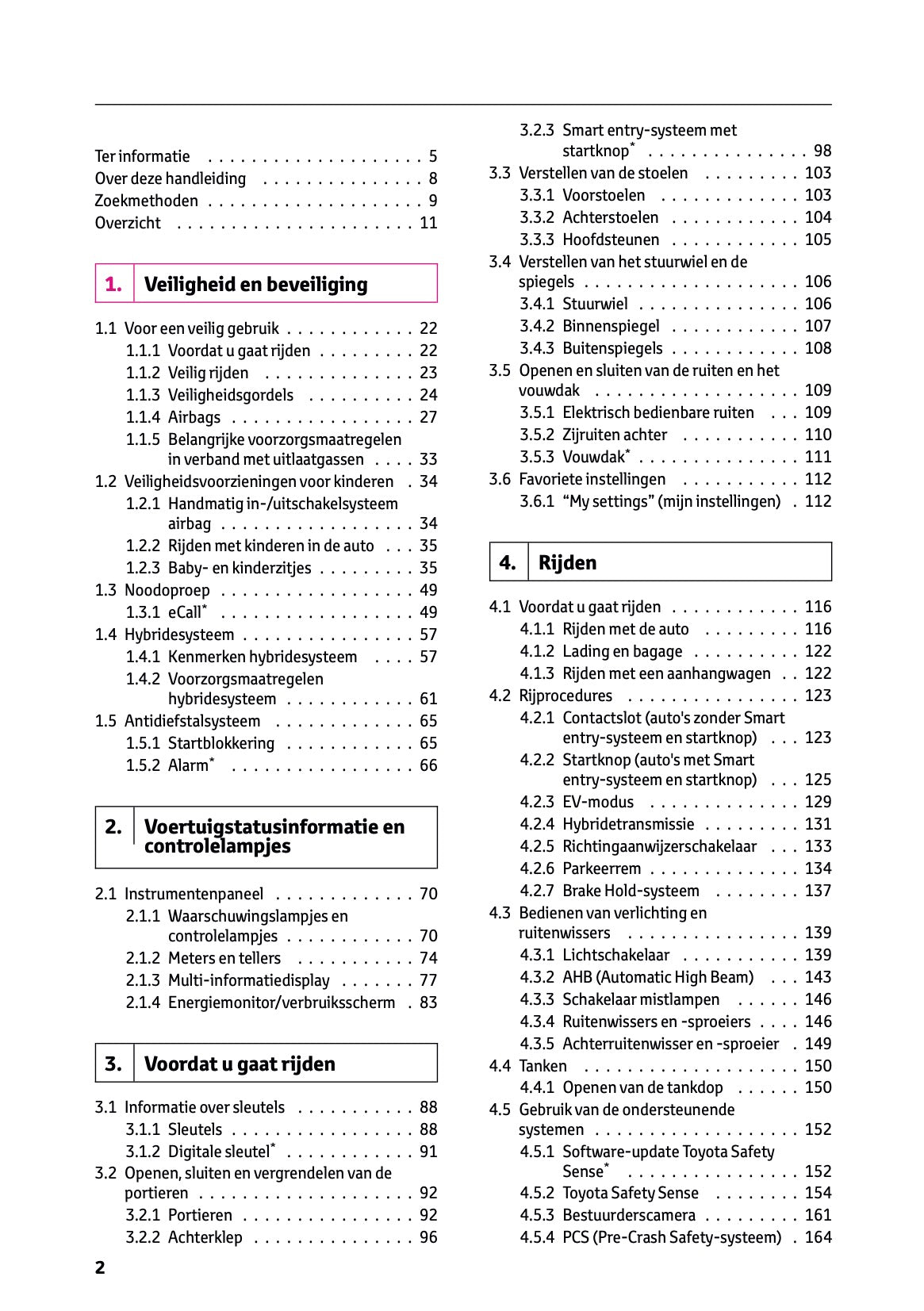 2025-2026 Toyota Aygo X Owner's Manual | Dutch