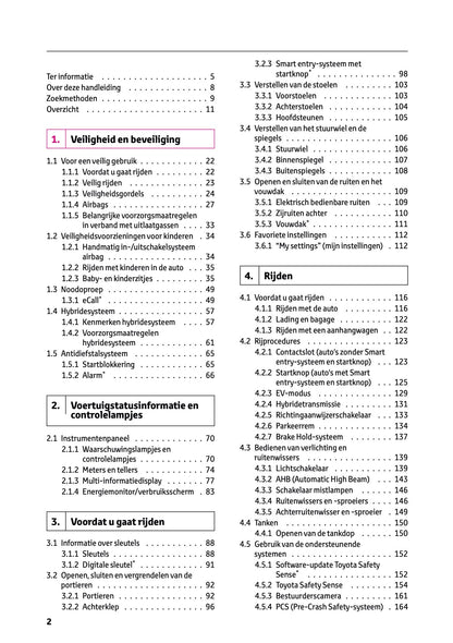 2025-2026 Toyota Aygo X Owner's Manual | Dutch