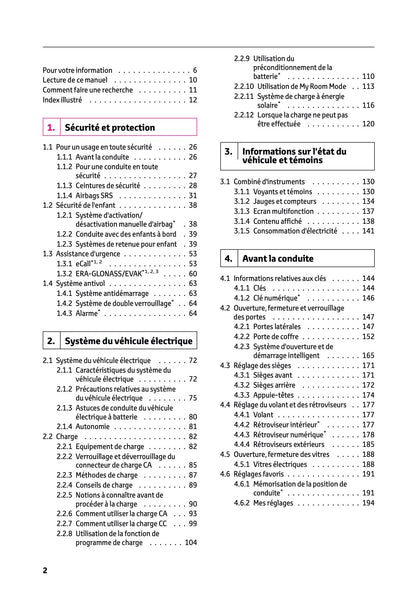 2025 Toyota bZ4X Owner's Manual | French
