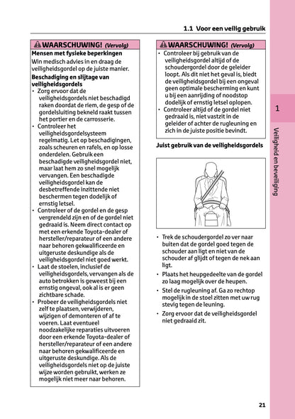 2025-2026 Toyota Camry Hybrid Owner's Manual | Dutch