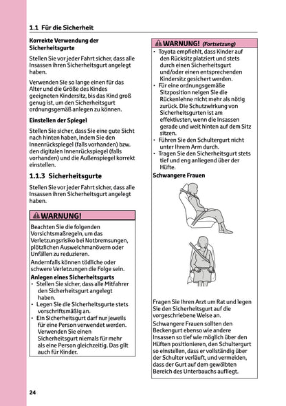 2025-2026 Toyota C-HR Plug-in-Hybrid Owner's Manual | German