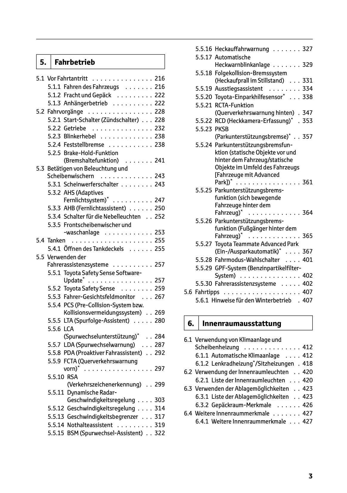 2025-2026 Toyota C-HR Plug-in-Hybrid Owner's Manual | German