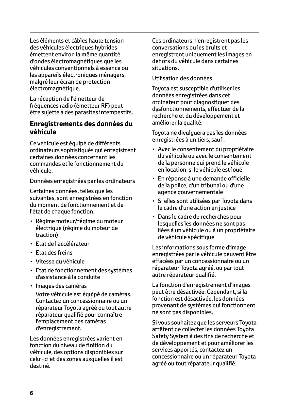 2023-2024 Toyota C-HR Hybrid Owner's Manual | French