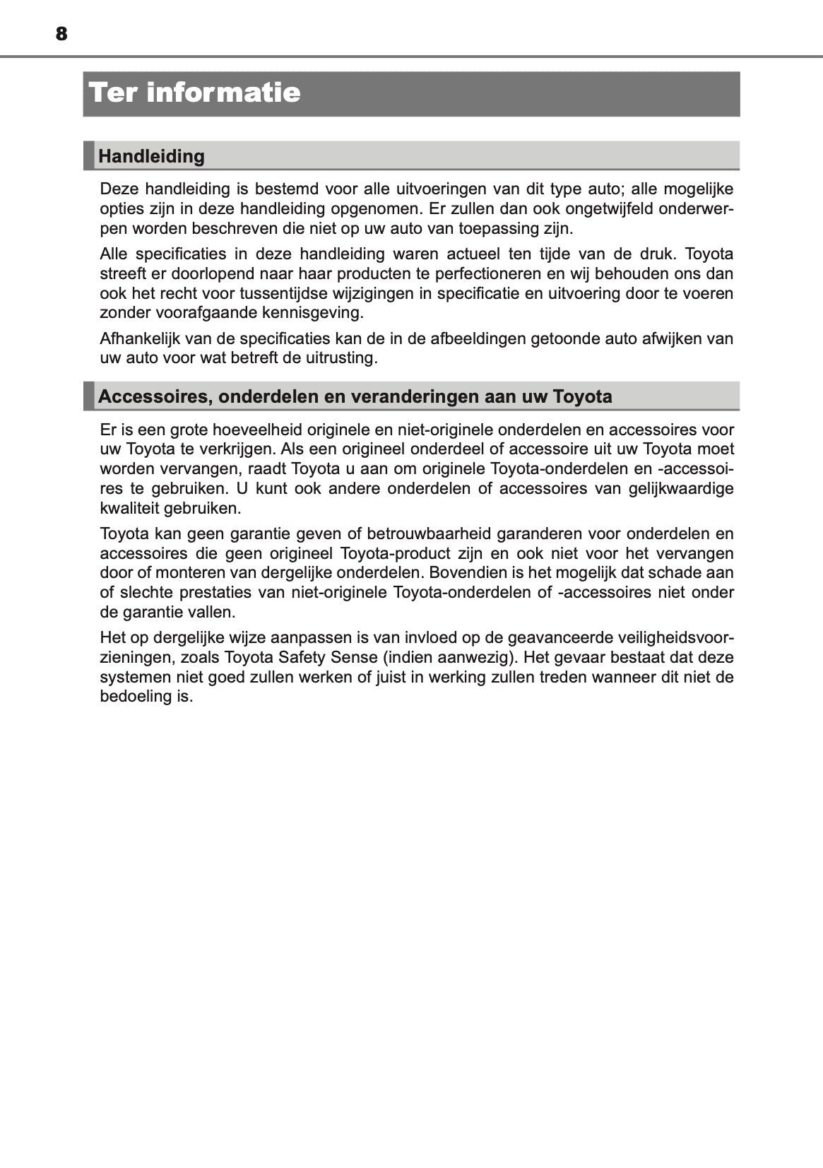 2020-2021 Toyota C-HR Hybrid Gebruikershandleiding | Nederlands