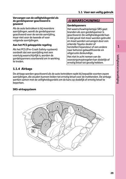 2025-2026 Toyota C-HR Plug-in-Hybrid Owner's Manual | Dutch