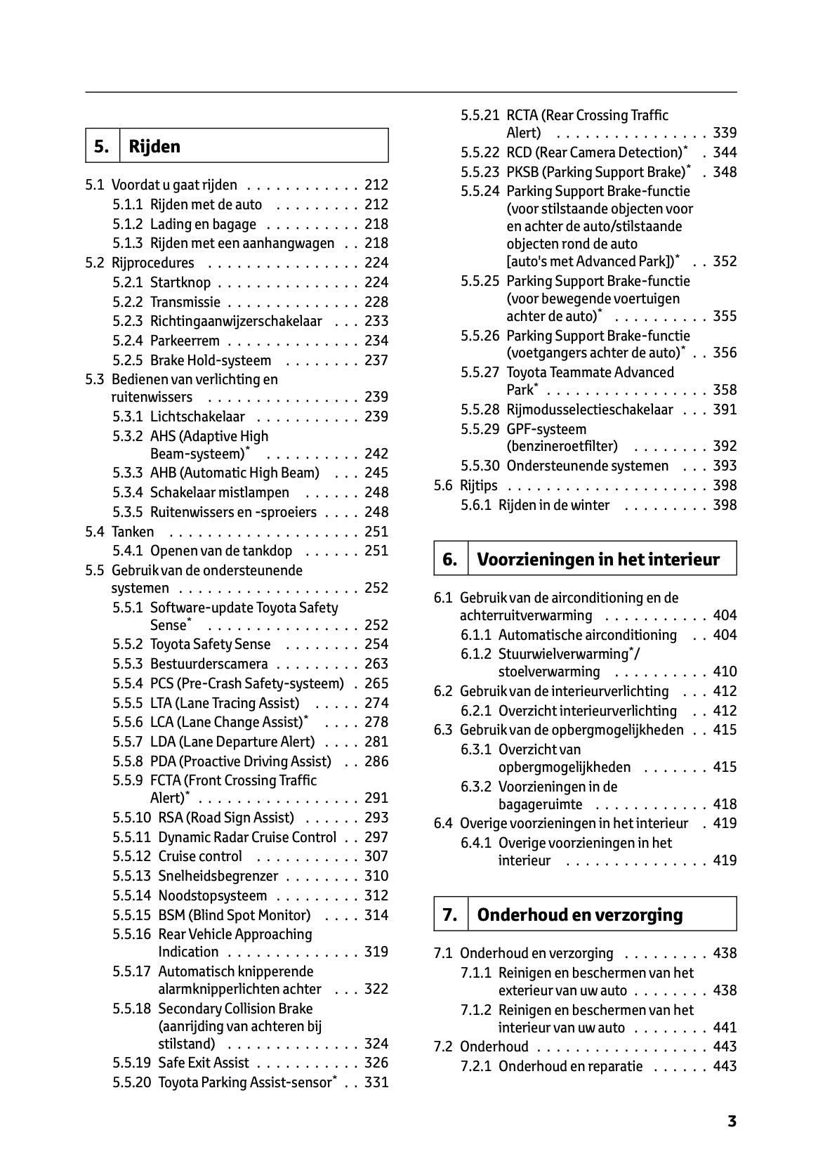 2025-2026 Toyota C-HR Plug-in-Hybrid Owner's Manual | Dutch