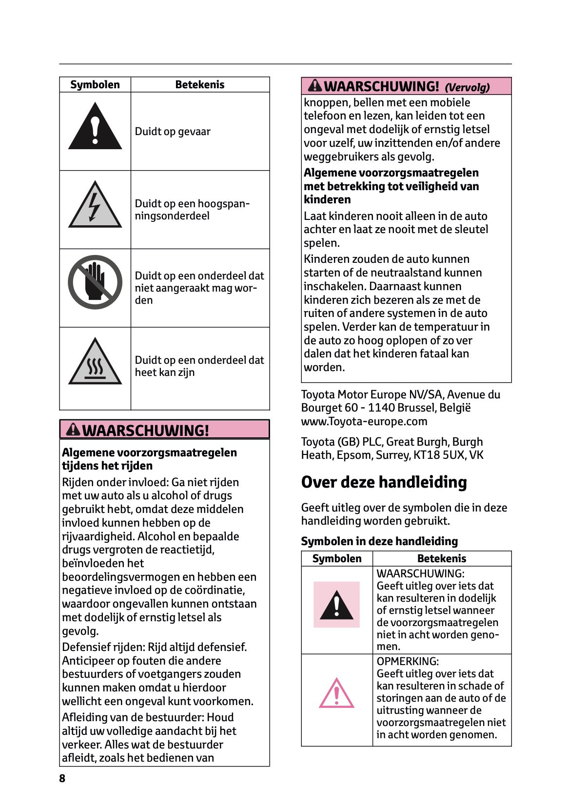 2026 Toyota C-HR Plug-in-Hybrid Gebruikershandleiding | Nederlands
