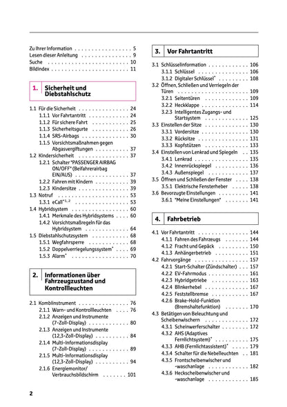 2025 Toyota Corolla Cross Hybrid Owner's Manual | German