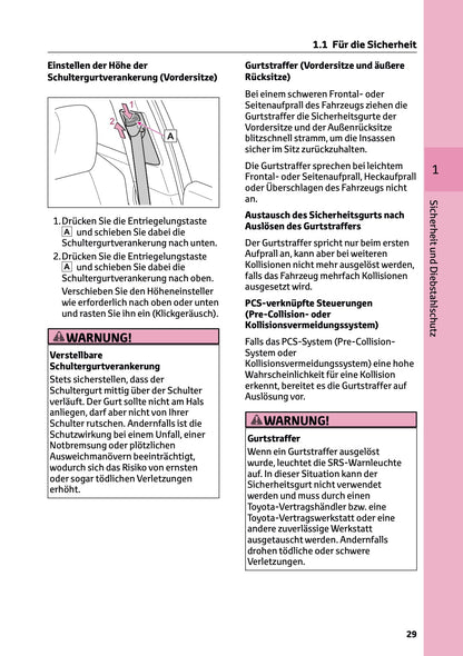2025 Toyota Corolla Cross Hybrid Owner's Manual | German