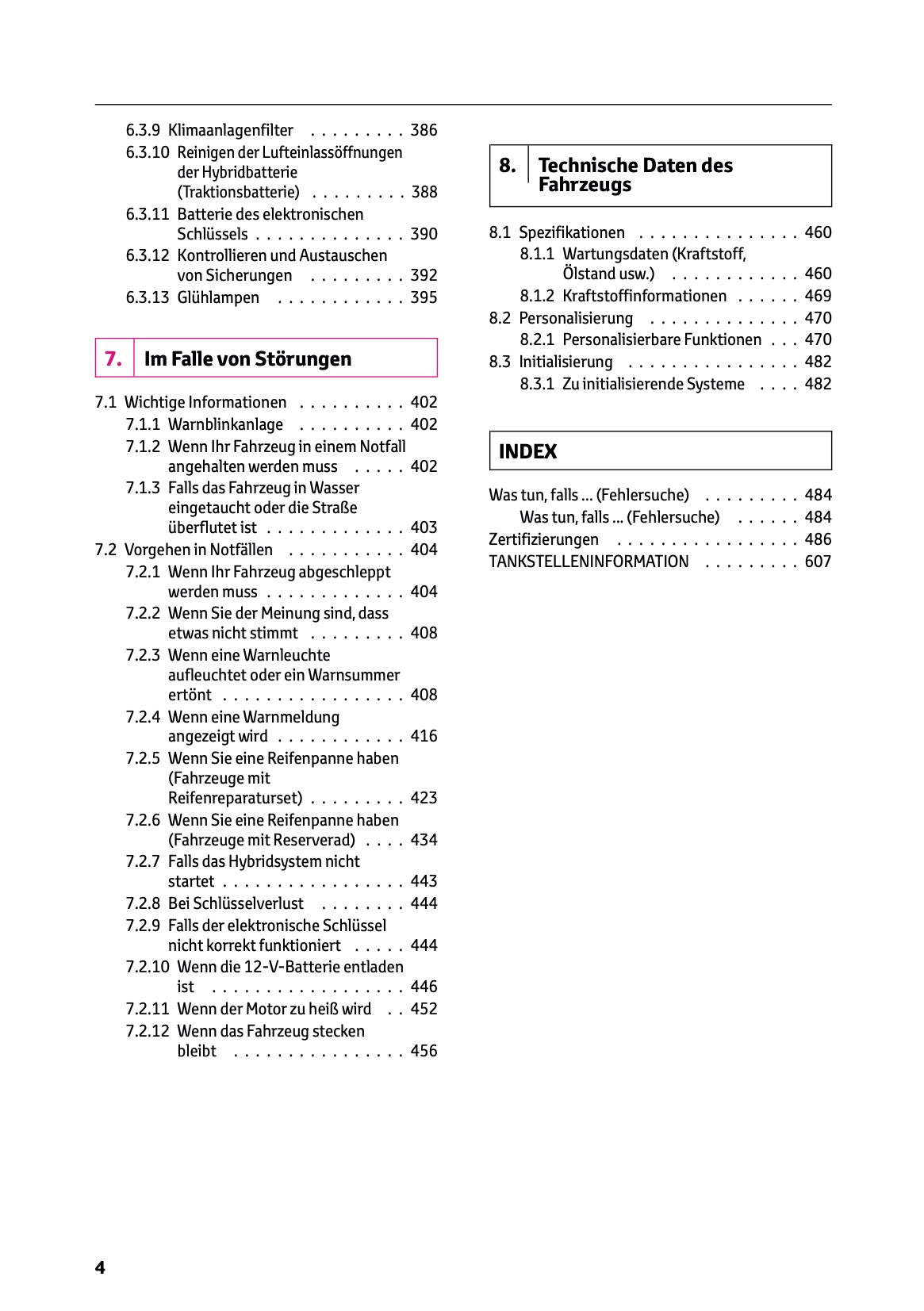 2025 Toyota Corolla Cross Hybrid Owner's Manual | German