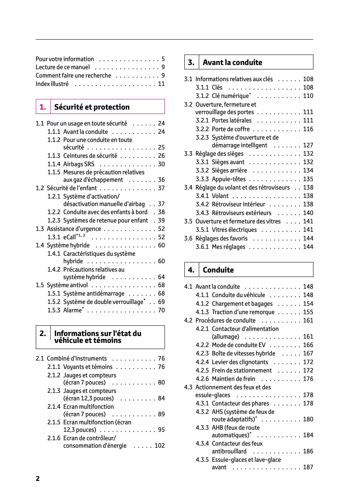 2025 Toyota Corolla Cross Hybrid Owner's Manual | French