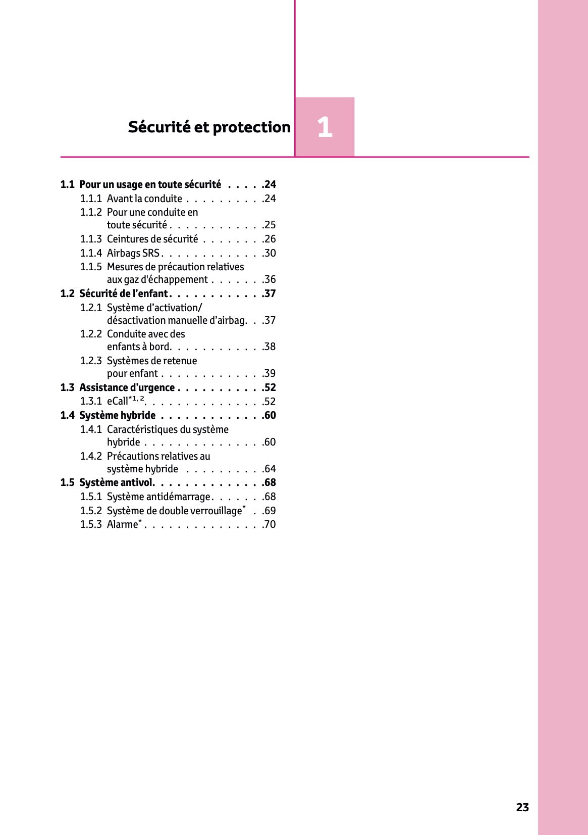 2025 Toyota Corolla Cross Hybrid Owner's Manual | French