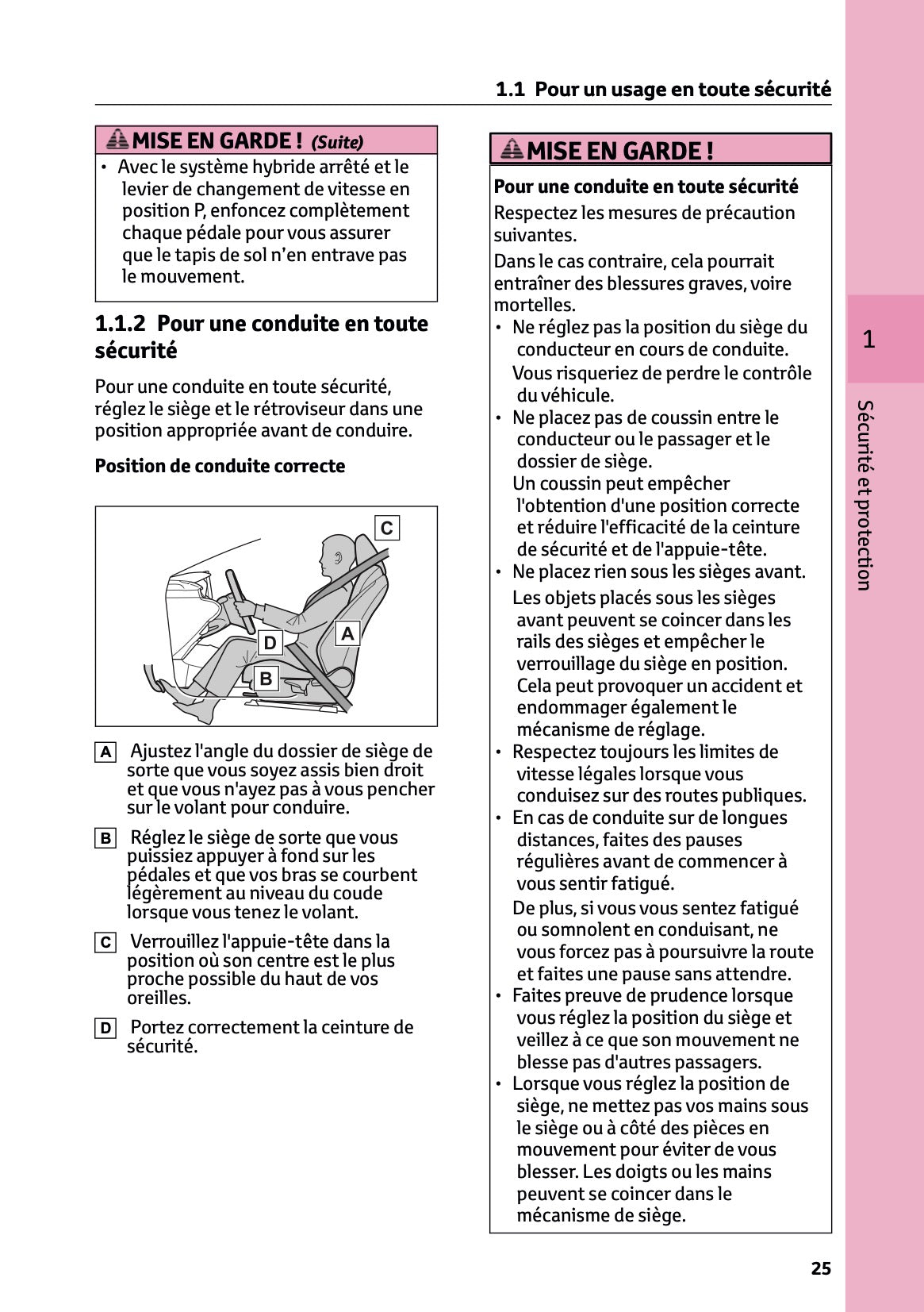 2025 Toyota Corolla Cross Hybrid Owner's Manual | French