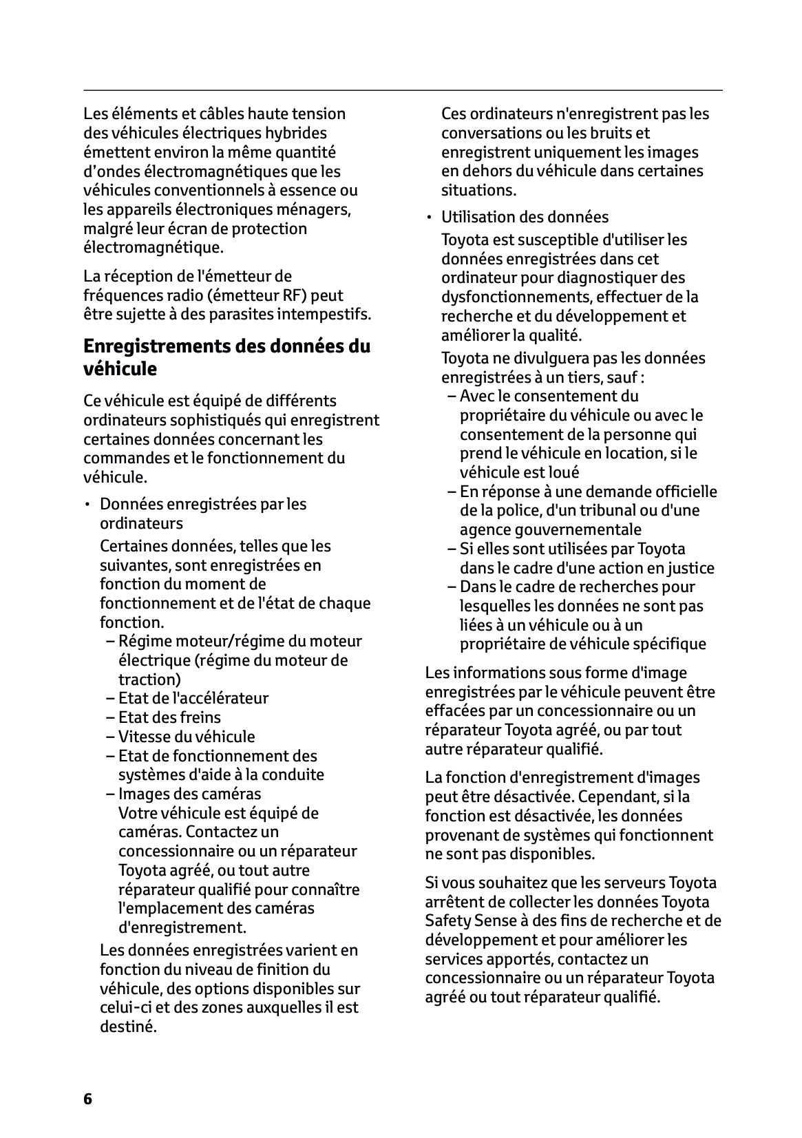 2025 Toyota Corolla Cross Hybrid Owner's Manual | French