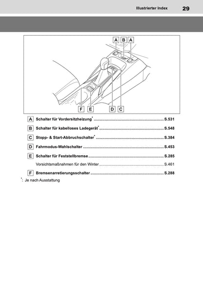2019-2020 Toyota Corolla Hatchback/Touring Sports Owner's Manual | German