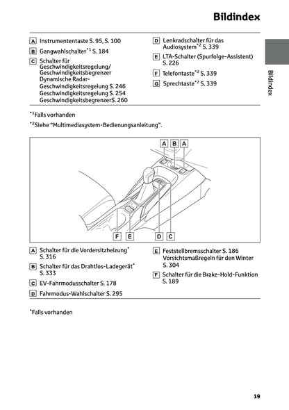 2025 Toyota Corolla Hybrid Hatchback/Touring Sports Owner's Manual | German
