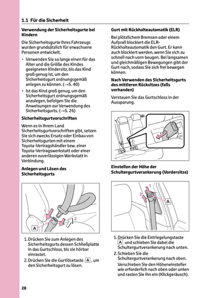 2025 Toyota Corolla Hybrid Hatchback/Touring Sports Owner's Manual | German