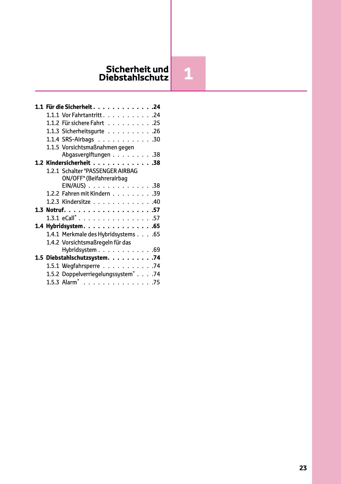 2026 Toyota Corolla Hybrid Hatchback/Touring Sports Owner's Manual | German