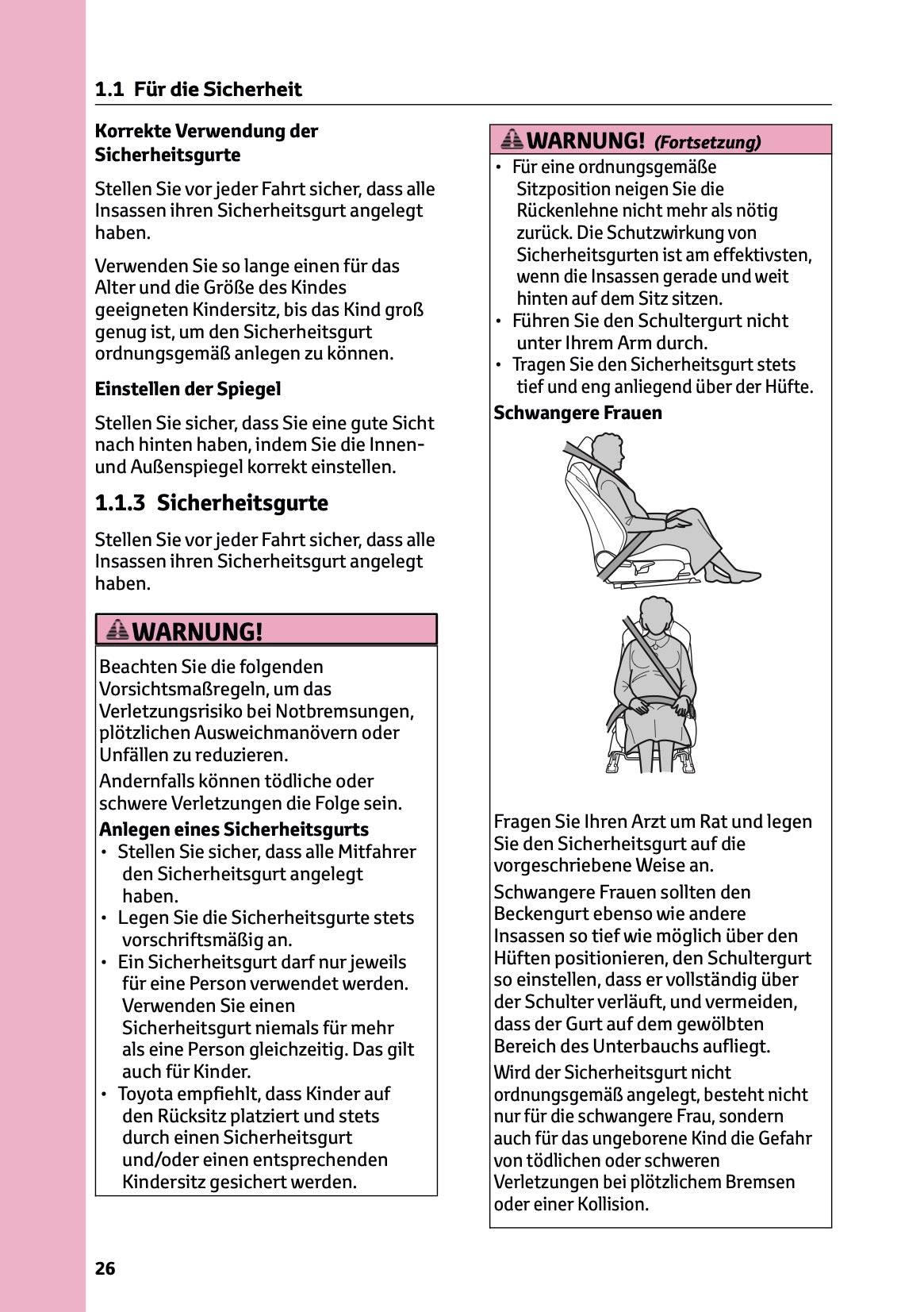 2026 Toyota Corolla Hybrid Hatchback/Touring Sports Owner's Manual | German