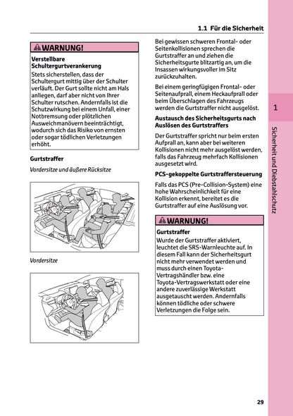 2026 Toyota Corolla Hybrid Hatchback/Touring Sports Owner's Manual | German