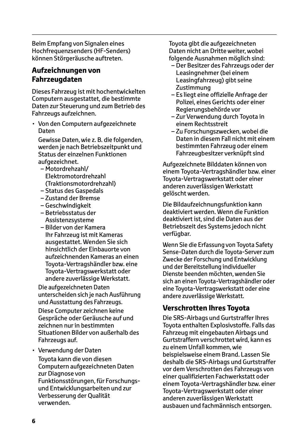 2026 Toyota Corolla Hybrid Hatchback/Touring Sports Owner's Manual | German