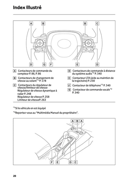 2026 Toyota Corolla Hybrid Hatchback/Touring Sports Owner's Manual | French