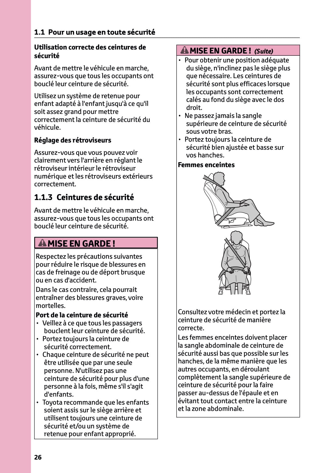 2026 Toyota Corolla Hybrid Hatchback/Touring Sports Owner's Manual | French