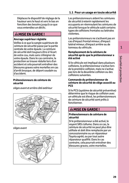 2026 Toyota Corolla Hybrid Hatchback/Touring Sports Owner's Manual | French